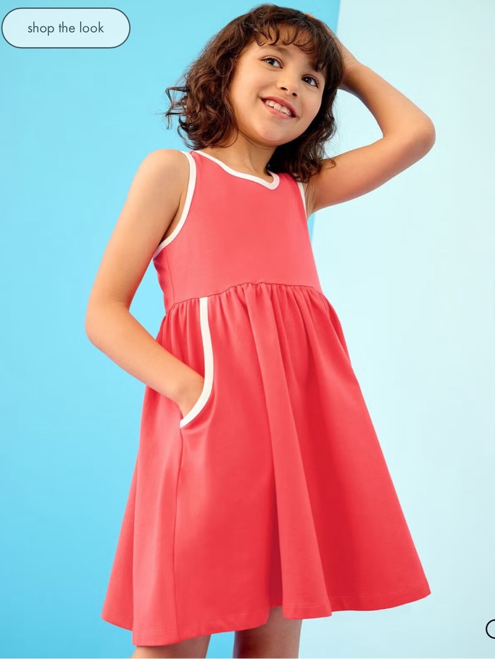 Hanna Andersson Racerback Dress with Pockets